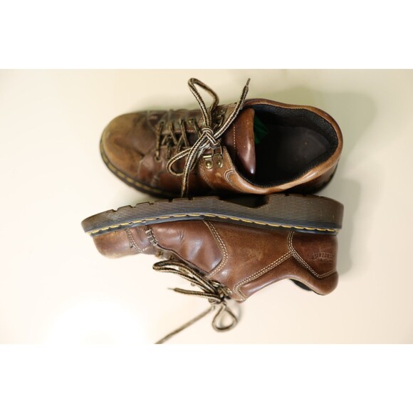 Vintage 90\'s Dr. Martens 9351 Brown Leather Chunky Oxford Shoes Mens Size 9 Doc Martens Men main image 3
